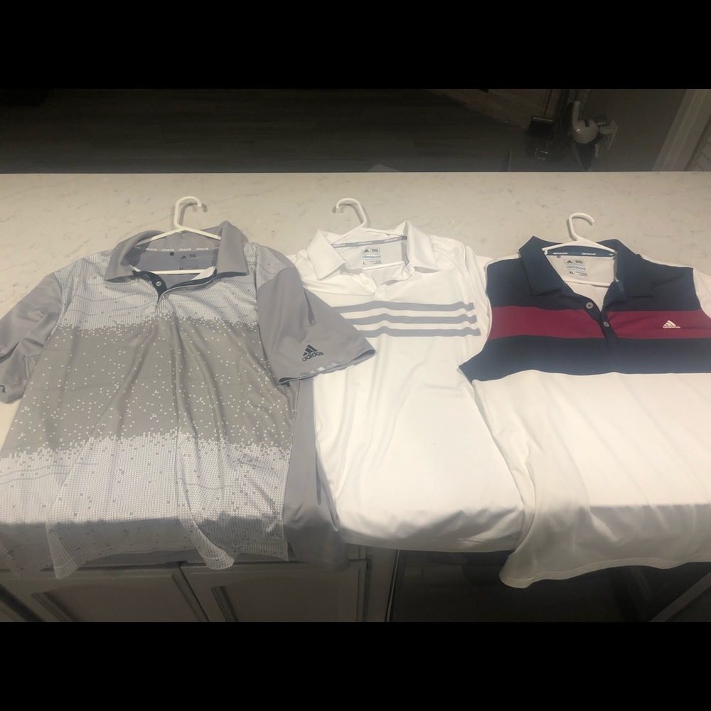 *3 PACK Adidas Golf. All retail at $75 per